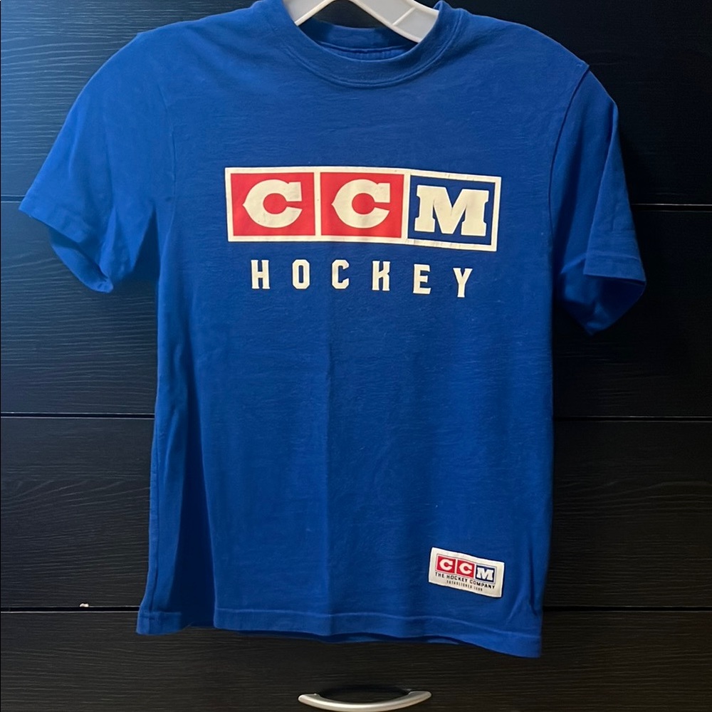 Youth CCM Royal Blue Hockey Tee